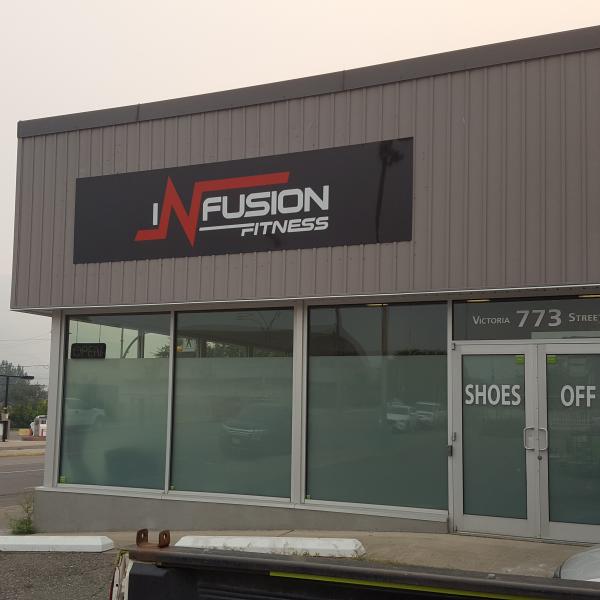 Infusion Fitness Kamloops Signage 